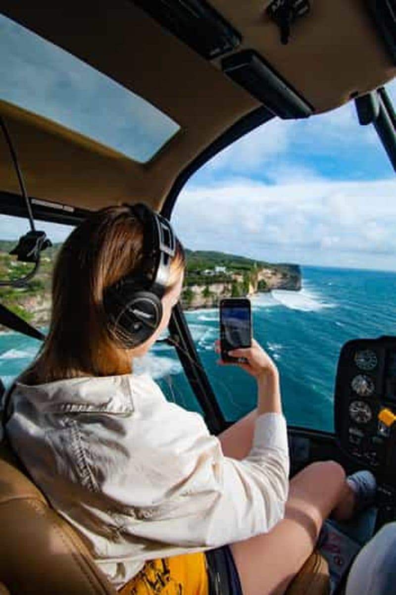 Billet Depuis Nusa Dua : Visite touristique en hélicoptère à Bali