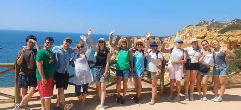 Billet Depuis Olhão : randonnée des 7 vallées, visite de la grotte de Benagil