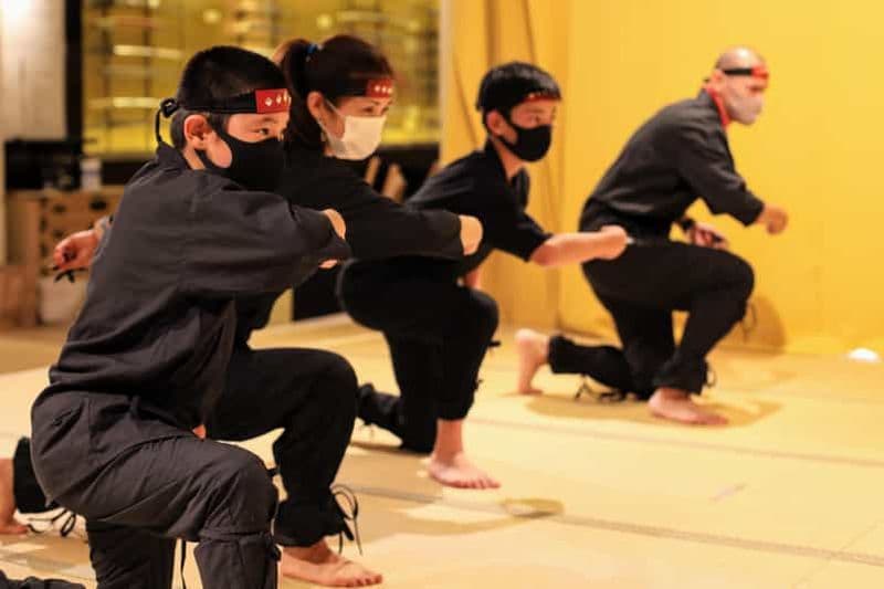Billet Musée des samouraïs et des ninjas d'Asakusa : entraînement ninja adapté aux enfants