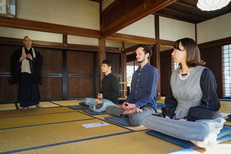 Billet Kyoto : Méditation zen et visite des jardins d'un temple avec déjeuner