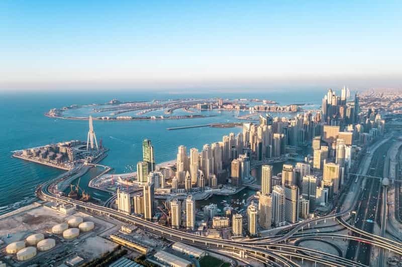 Billet Dubaï : Vol en hélicoptère de 17 minutes au-dessus du Palm Jumeirah