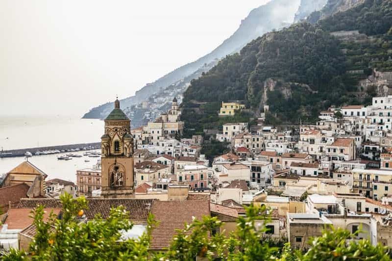 Billet Au départ de Rome : excursion d'une journée à Positano et sur la côte amalfitaine en train et en ferry