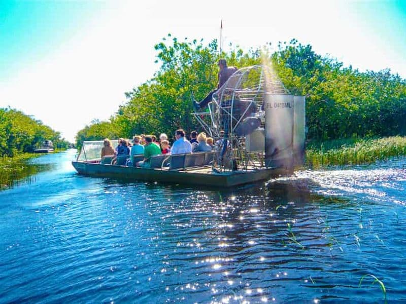 Billet Excursion en hydroglisseur dans les Everglades depuis Miami avec entrée au parc et transfert