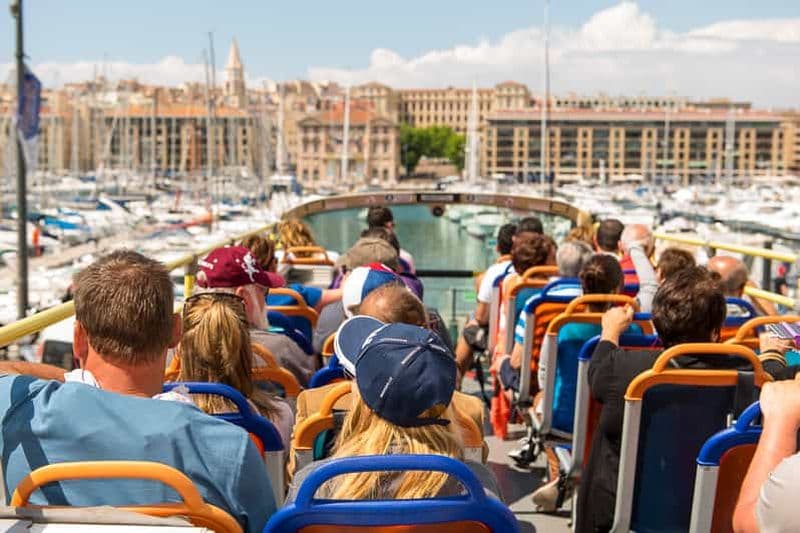 Billet Marseille : visite en bus à arrêts multiples et Panier
