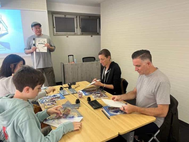 Billet Tokyo : Atelier de dessin de manga avec un artiste de manga japonais professionnel