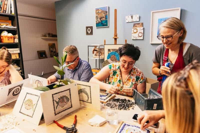 Billet Athènes : Atelier de mosaïques et visite à pied de l'époque byzantine