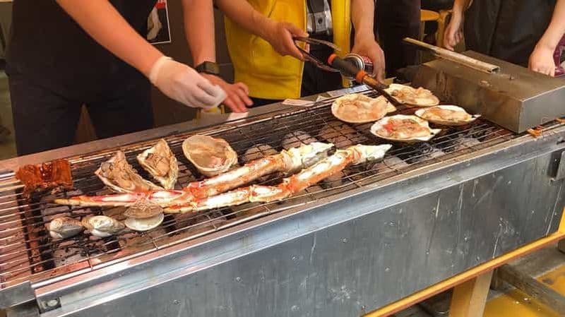 Billet Visite culinaire et à pied du marché aux poissons de Tsukiji