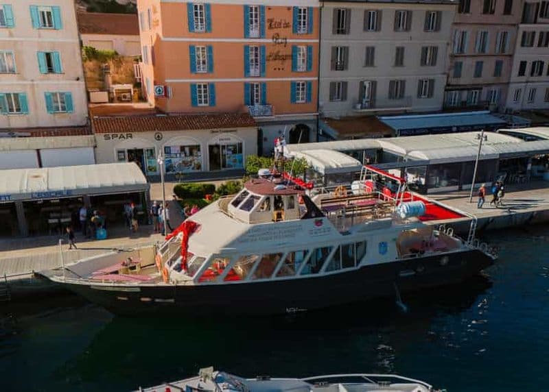 Billet Déjeuner Pates à la Langouste dans une crique des Iles Lavezzi