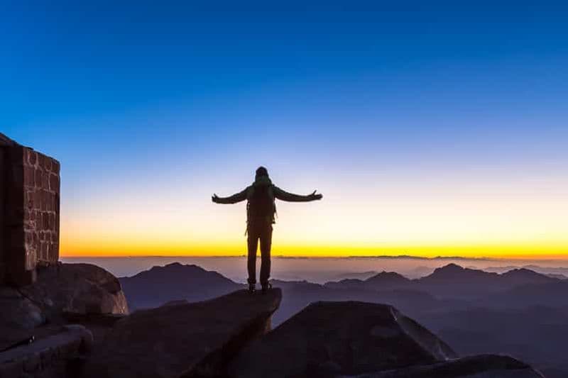 Billet Depuis Sharm : Trekking au Mont Moïse, lever du soleil et visite d'un monastère