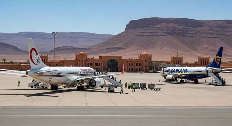 Billet Errachidia : transfert aéroport vers Merzouga