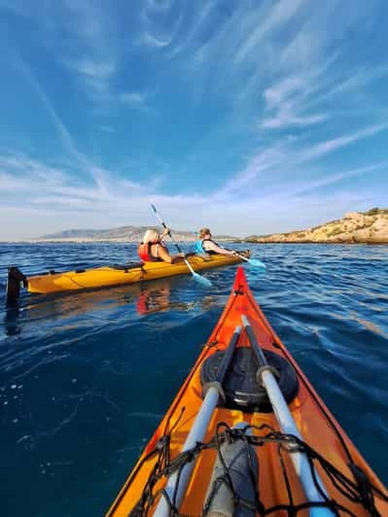 Billet Athènes : Kayak de mer au coucher du soleil