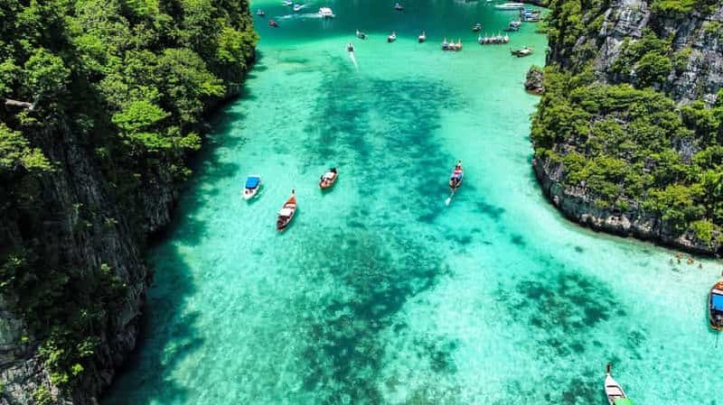 Billet Phuket : Phi Phi, Bamboo et Maithon en catamaran à grande vitesse