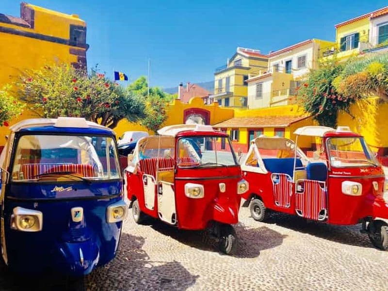 Billet Funchal : visite guidée en tuk-tuk de la ville