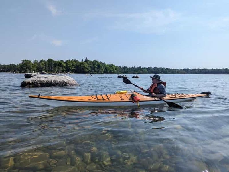 Billet Rivière Goulais : Location de kayak avec pagaie et kit de sécurité