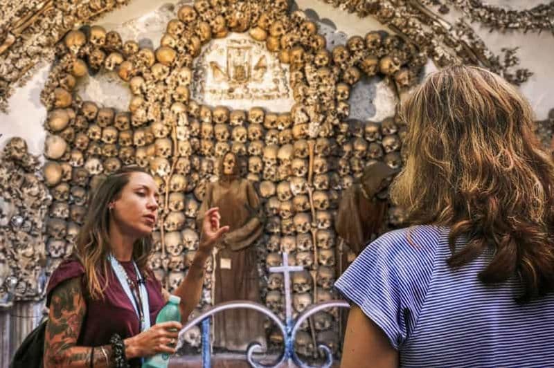 Billet Rome : Visite guidée des catacombes et de la crypte des Capucins avec transfert