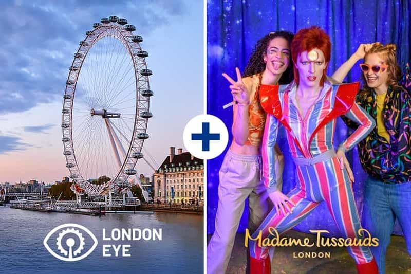 Billet Londres : London Eye et billet combiné Madame Tussauds