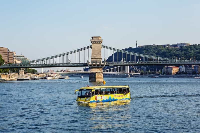 Billet Budapest : Visite en bus flottant sur terre et sur l'eau