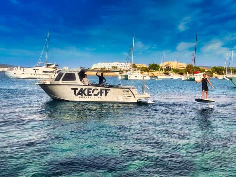 Billet Ibiza : expérience eFoil ou ESurf depuis un bateau