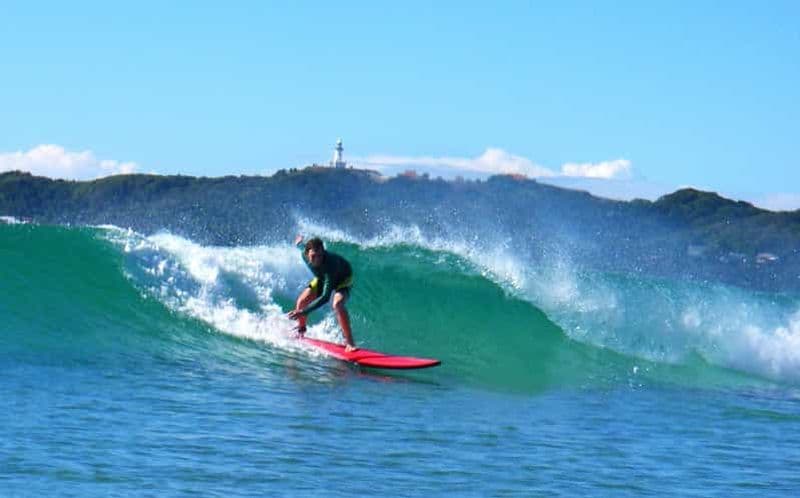 Billet Byron Bay : cours de surf privé de 2 heures avec un instructeur