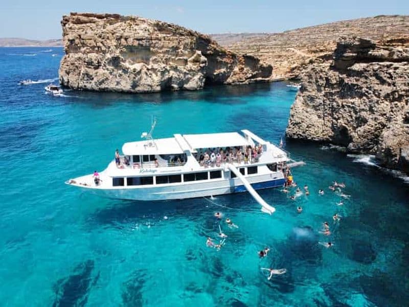Billet Depuis Sliema : croisière à Comino, au Lagon de Cristal et au Lagon Bleu