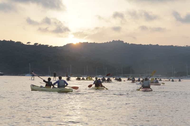 Billet Excursion en kayak au coucher du soleil dans le golfe de Saint-Tropez