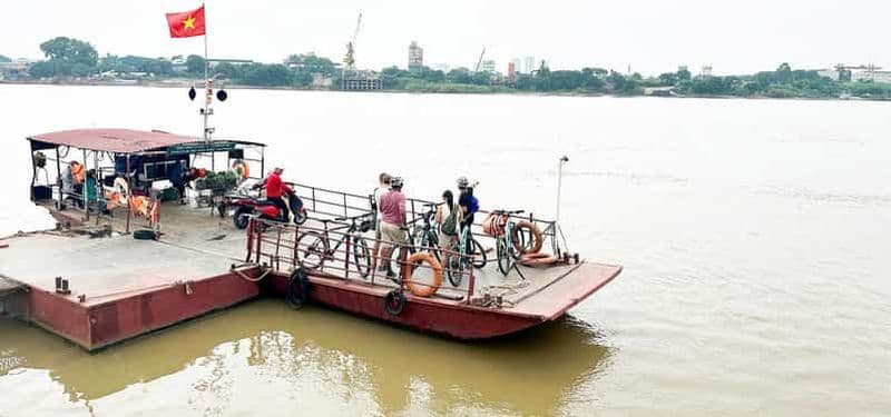 Billet Au départ de Hanoï : visite guidée en groupe d'une demi-journée à vélo dans le delta du fleuve Rouge