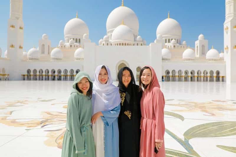 Billet Au départ de Dubaï : Visite de la ville d'Abu Dhabi et de la mosquée Sheikh Zayed