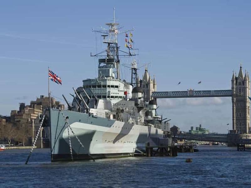Billet Montez à bord du HMS Belfast et découvrez plus de 30 sites touristiques de Londres