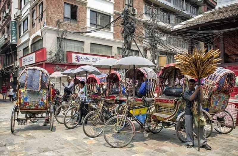 Billet Katmandou : Thamel et Asan Rickshaw Tour avec guide