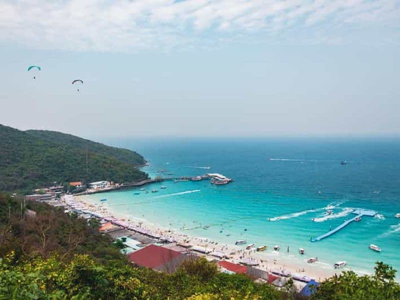 Billet Depuis Bangkok : Excursion d'une journée à Pattaya, Koh Larn et au Sanctuaire de la Vérité