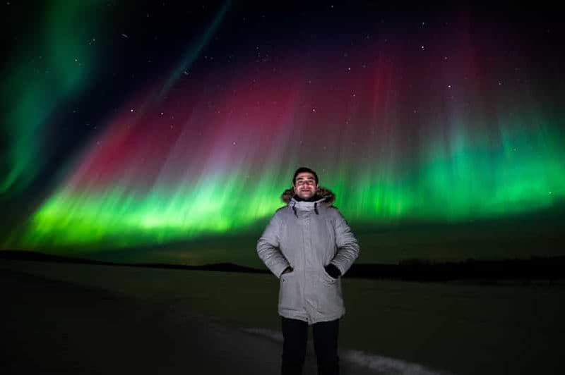 Billet Rovaniemi : excursion garantie pour admirer les aurores boréales avec photos