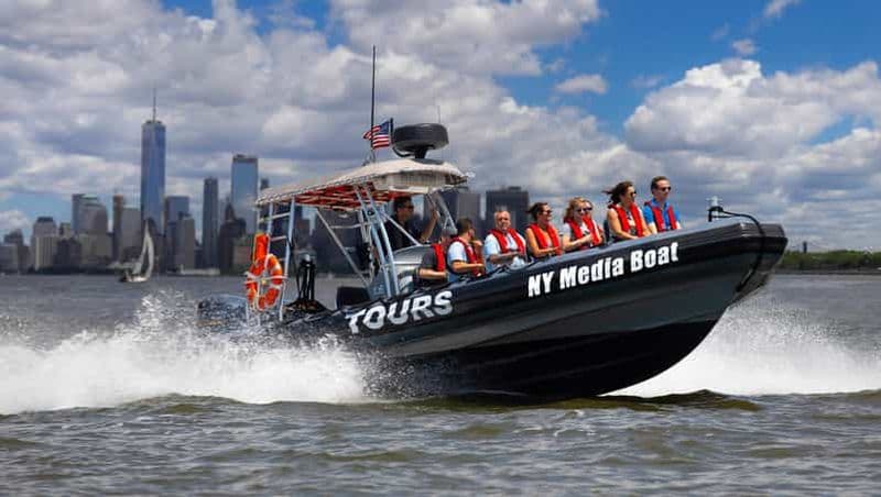 Billet New York : excursion en hors-bord dans le port depuis Chelsea Piers