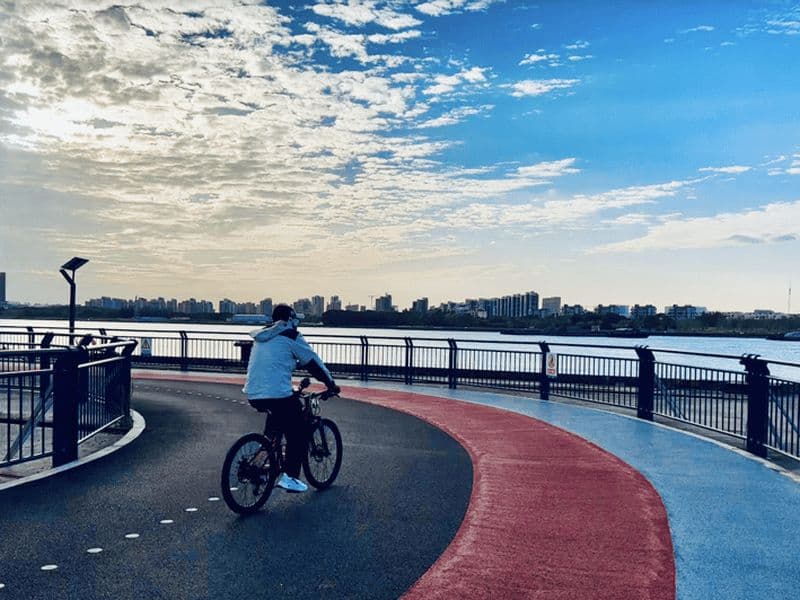 Billet Visite à vélo d'une demi-journée de Shanghai le long de la rive est du fleuve Huangpu