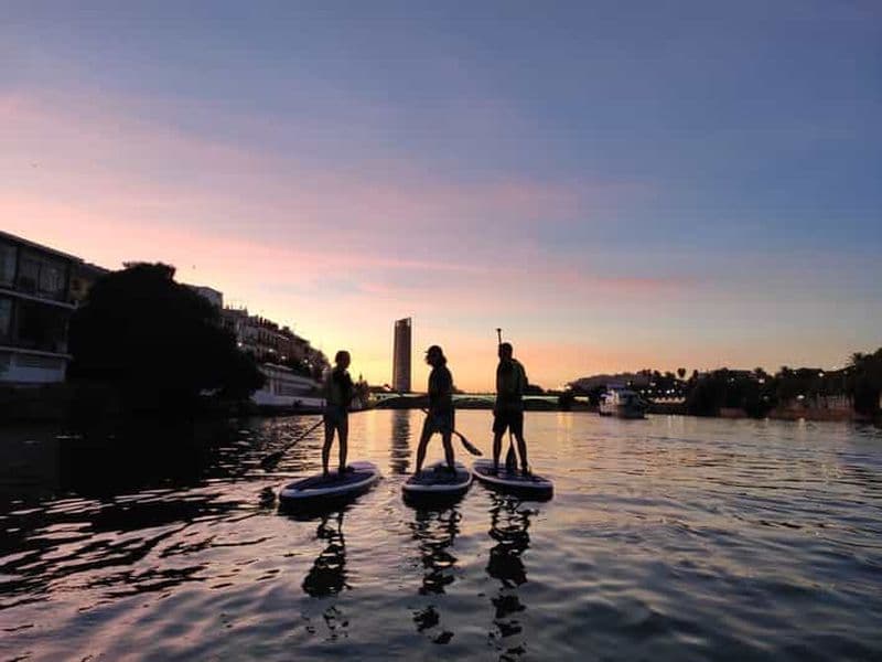 Billet Séville : Excursion en paddle board au coucher du soleil et en soirée