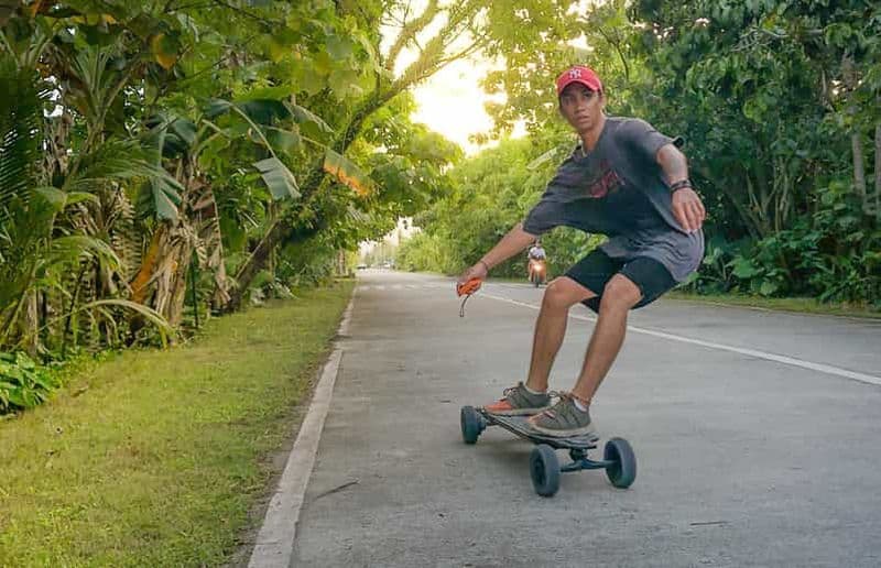 Billet Siargao : Coucher de soleil 2 heures d'expérience guidée de patinage électrique