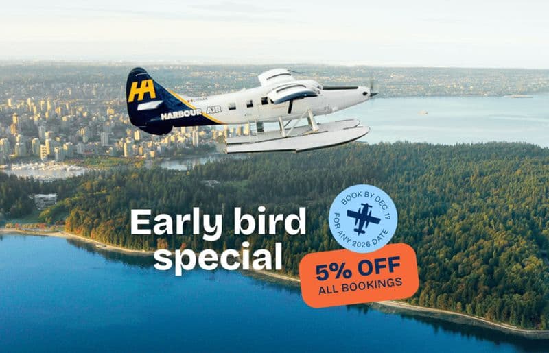 Billet Vancouver : circuit panoramique en hydravion et pont suspendu