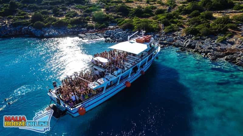 Billet Malia : Booze Cruise Boat Party avec DJ live