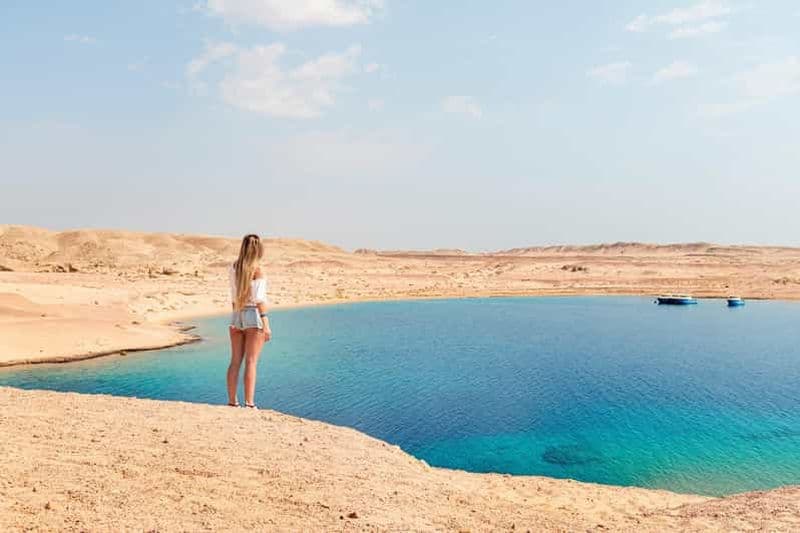 Billet Sharm el-Sheikh : Excursion d'une journée au parc Ras Mohammed et au lac magique