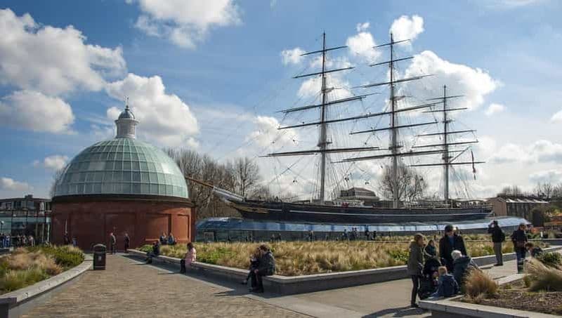 Billet Londres-Greenwich : Cutty Sark, Old Naval College et Méridien du monde.
