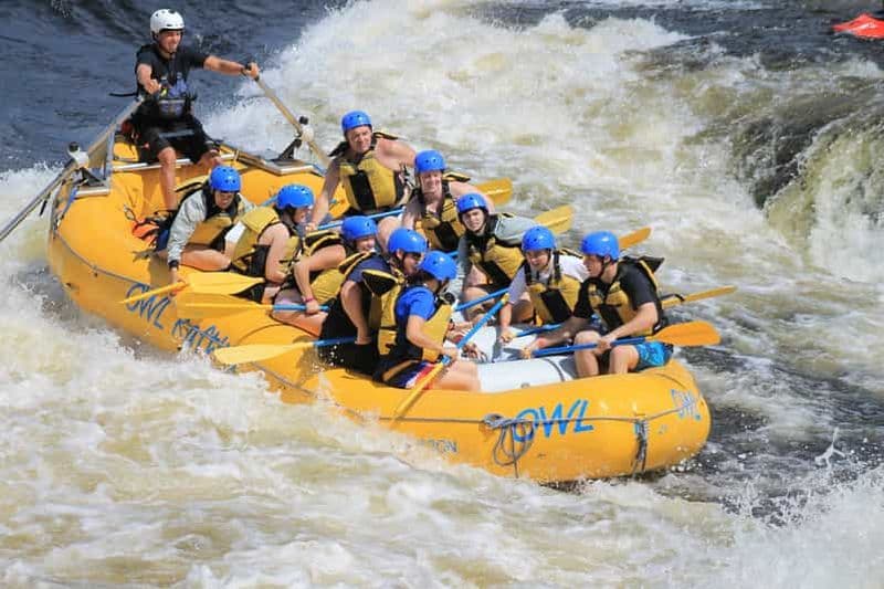 Billet Rivière des Outaouais : rafting en eaux vives avec déjeuner barbecue