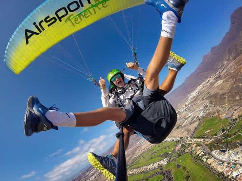 Billet Tenerife : Vol en Parapente Tandem avec Prise en Charge