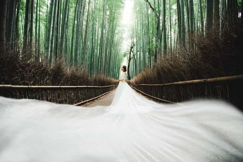 Billet Kyoto et Nara : circuits photo de mariage et kimono