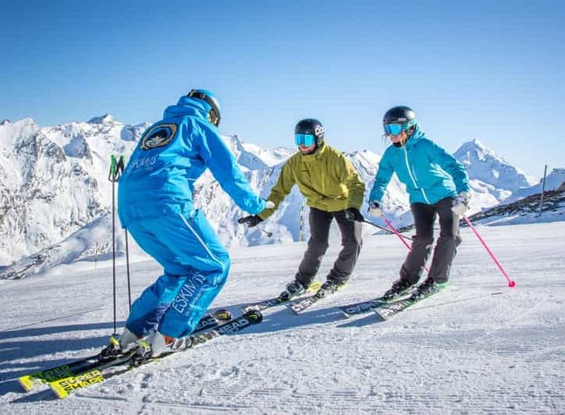 Billet Saas-Fee : Cours particuliers de ski ou de snowboard
