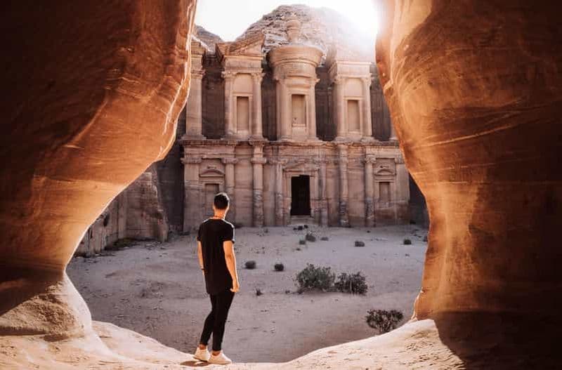 Billet Au départ d'Amman : Voyage de deux jours à Petra, Wadi Rum et la mer Morte