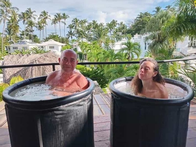 Billet Las Terrenas : respiration + bain glacé sur le toit avec vue sur la mer