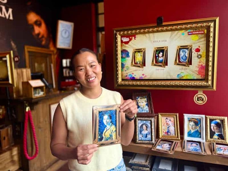 Billet Amsterdam : portrait souvenir photo AI à la manière de Van Gogh ou Rembrandt