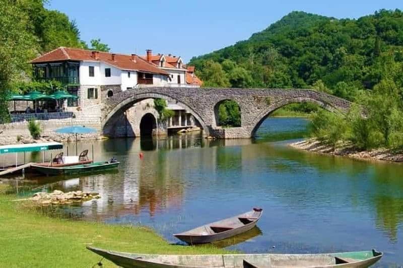 Billet Forteresse de Lesendro et canal de la rivière Crnojević