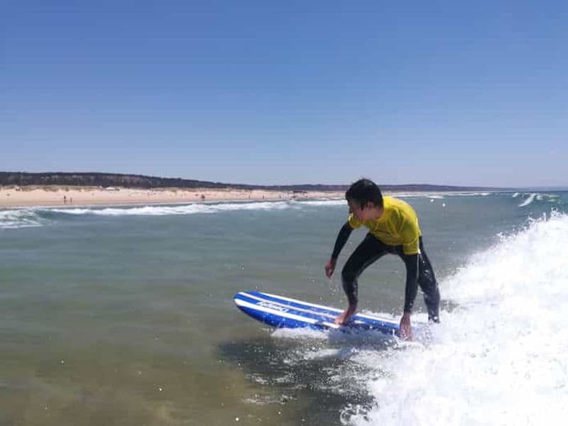 Billet Lisbonne : Leçon de surf sur la plage de Costa de Caparica
