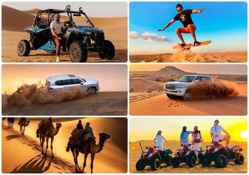 Billet Doha : ATV, Quad/Buggy Dune Bashing, Camel Ride, Sandboarding