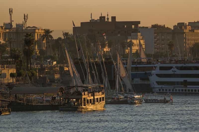 Billet Louxor : Croisière en felouque au coucher du soleil avec prise en charge à l'hôtel